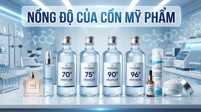 Cồn Ethanol dùng trong ngành Mỹ phẩm | Cosmetic Alcohol