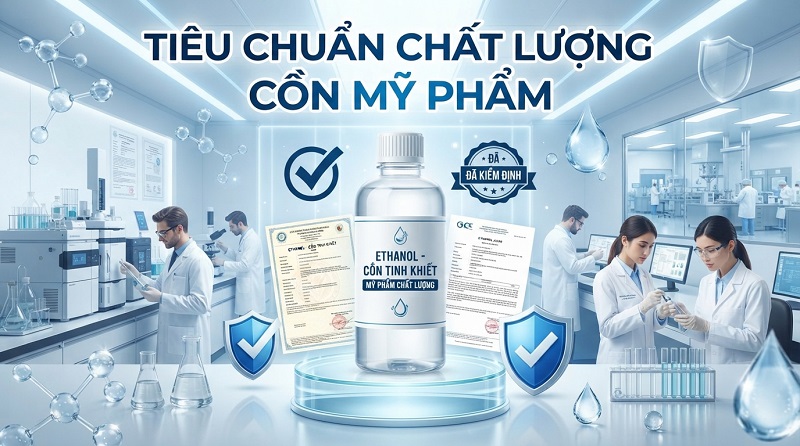 Cồn Ethanol dùng trong ngành Mỹ phẩm | Cosmetic Alcohol