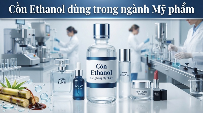 Cồn Ethanol dùng trong ngành Mỹ phẩm | Cosmetic Alcohol
