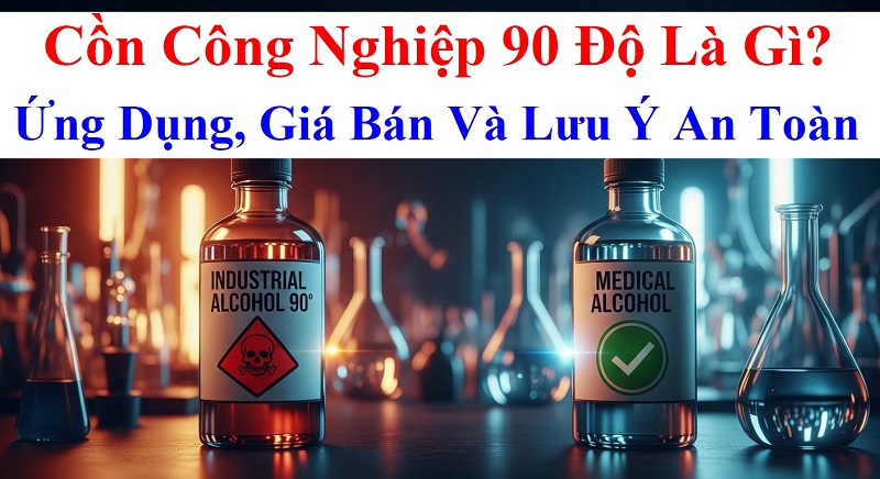 Cồn Công Nghiệp 90 Độ Là Gì? Ứng Dụng, Giá Bán Và Lưu Ý An Toàn