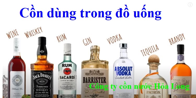 Cồn dùng trong đồ uống