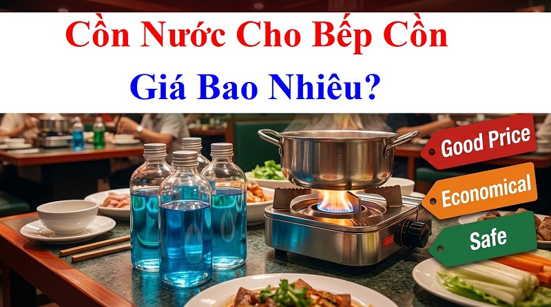 Giá Cồn Nước Cho Bếp Cồn Bao Nhiêu? Cập Nhật Mới Nhất Và Các Yếu Tố Ảnh Hưởng