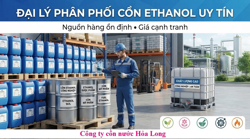 Đại Lý Phân Phối Cồn Ethanol Uy Tín – Nguồn Hàng Ổn Định, Giá Cạnh Tranh