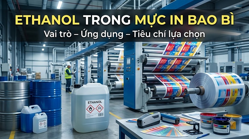 Ethanol Trong Mực In Bao Bì: Vai Trò, Ứng Dụng Và Tiêu Chí Lựa Chọn